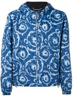 куртка с капюшоном и орнаментом Versace