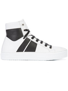 stripe panel hi tops Amiri