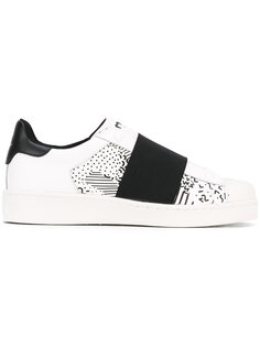 кеды-слипон с комбинированным принтом Moa Master Of Arts