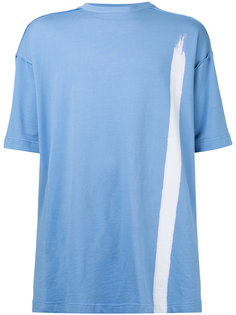 short sleeve single stripe T-shirt Raf Simons