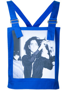 Robert Mapplethorpe photo print dungaree top Raf Simons