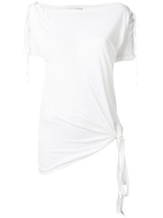 футболка с узлом сбоку Ann Demeulemeester