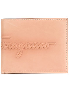 кошелек с тиснением бренда Salvatore Ferragamo