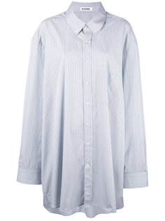 свободная рубашка в полоску Jil Sander