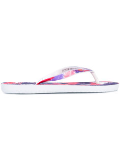 palm print flip flops Ea7 Emporio Armani