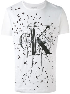 футболка с принтом-логотипом Calvin Klein Jeans