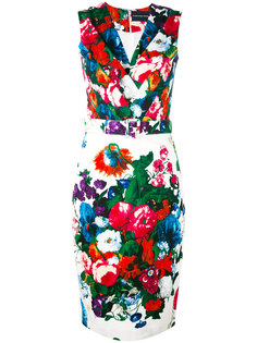 belted floral pencil dress Samantha Sung