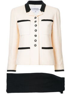 logo skirt suit Chanel Vintage