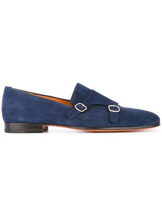 лоферы с пряжками сбоку Santoni