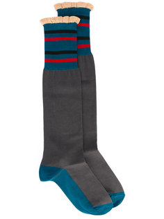 носки с полосками Marni