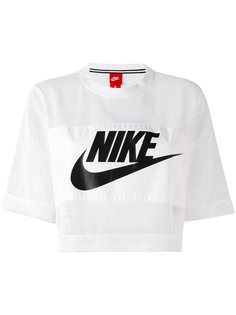 сетчатый укороченный топ  Nike