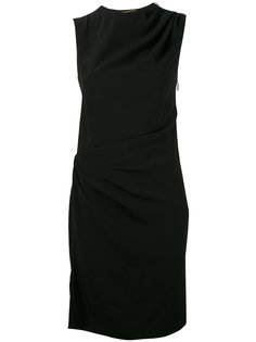 драпированное платье без рукавов Saint Laurent