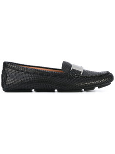 metal plaque loafers Calvin Klein