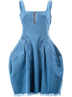джинсовое платье с объемным низом Marquesalmeida