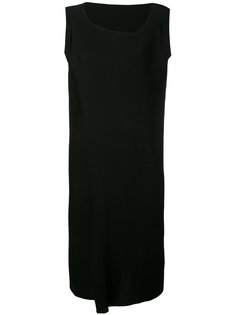 asymmetric neck midi plissé dress Issey Miyake