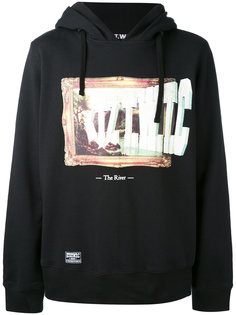 slogan hooded sweatshirt KTZ