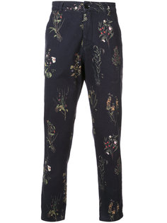 plant print chinos Osklen