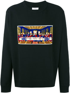 The Last Supper embroidered sweatshirt  Facetasm