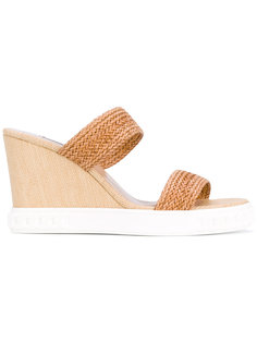 strap wedge sandals Casadei