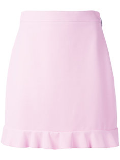 юбка с отделкой в складку MSGM
