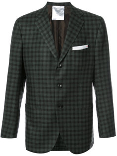 plaid blazer Kiton
