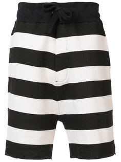 striped drawstring shorts Osklen