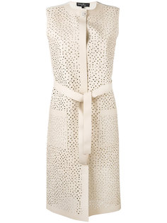 long lattice gilet Salvatore Ferragamo