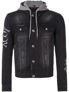 джинсовая куртка с вышивкой Philipp Plein