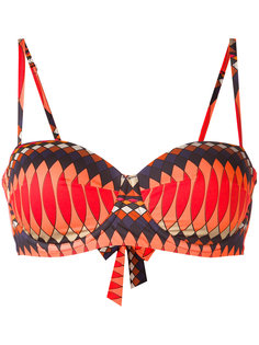 geometric print bikini top  Paul Smith