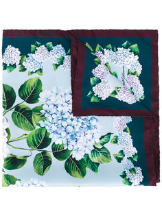 hydrangea print scarf Dolce &amp; Gabbana