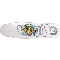 Дека для скейтборда для лонгборда Юнион Fish White 9 x 33 (84 см)