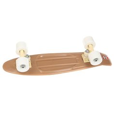 Скейт мини круизер Пластборд Cappuccino Brown  6 x 22.5 (57.2 см) Пластборды