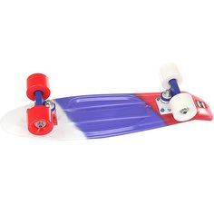 Скейт мини круизер Пластборд Flag Red/Blue/White 6 x 22.5 (57.2 см) Пластборды
