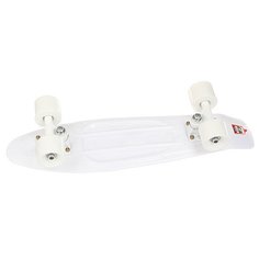 Скейт мини круизер Пластборд Snow Real White 6 x 22.5 (57.2 см) Пластборды