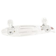 Скейт мини круизер Пластборд Powder Clear 6 x 22.5 (57.2 см) Пластборды