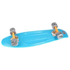Скейт мини круизер Пластборд Stream Light Blue 7.25 x 27 (68.5 см) Пластборды