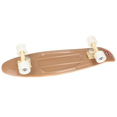 Скейт мини круизер Пластборд Cappuccino Brown 7.25 x 27 (68.5 см) Пластборды