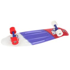 Скейт мини круизер Пластборд Flag Red/White/Blue 7.25 x 27 (68.5 см) Пластборды