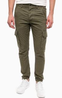 Брюки цвета хаки с карманами Jack & Jones