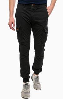 Черные брюки карго с манжетами Superdry