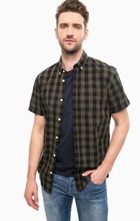 Рубашка в клетку с нагрудным карманом Jack & Jones