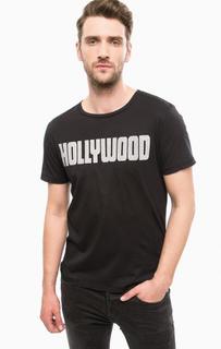 Черная футболка с металлическим декором Replay