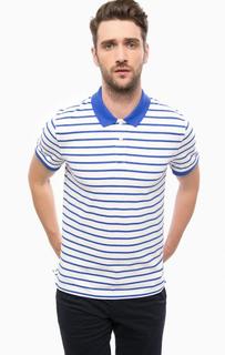 Футболка поло в полоску Selected