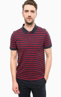 Футболка поло в полоску Selected