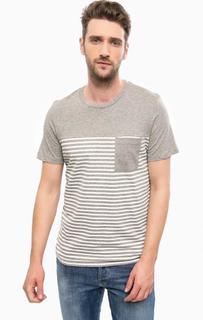 Серая футболка с карманом Jack & Jones