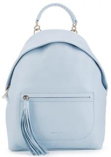 Голубой рюкзак из натуральной кожи Coccinelle