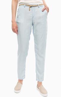 Голубые брюки из денима с ремнем Vero Moda