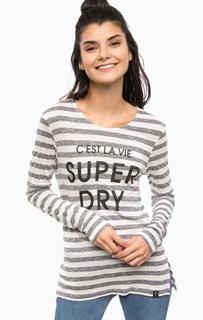 Джемпер из вискозы в полоску Superdry