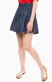 Короткая юбка синего цвета Vero Moda