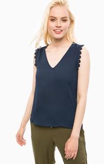 Однотонный трикотажный топ Vero Moda